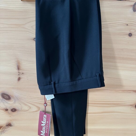 MAXMARA Studio - Black Pants - Size 2 - Picture 6 of 6